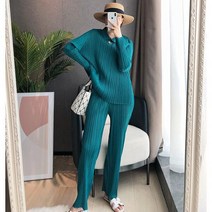 플리츠 셔츠 카라 원버튼 긴팔 루즈핏 이중주름 블라우스 체형커버 빅사이즈 브라우스