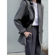 [핏 강추] 데일리 투 버튼 박시 블레이저 자켓