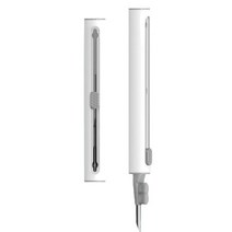 BRUSH 1+1 이어폰 클리닝 올인원 청소 키트 세트, 블랙, 화이트