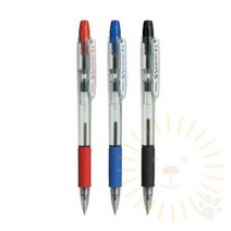 단디 제브라 Z 1볼펜 0.7MM 노크식 사무실볼펜, 흑색 1자루 0.7mm