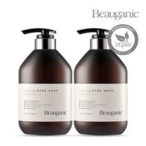 뷰가닉 카밍 비건바디워시 500ml 비건인증 약산성 저자극 바디워시 고 중 저분자의 8가지 히알루론산 함유, 비건 바디워시 500ml 2개