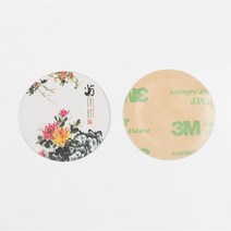 rfid복사기 태그 13.56Mhz RFID CUID 키 스티커 라벨 카드 UID 변경 가능 블록 0 쓰기 재기록 NFC 안드로이드 MCT 복사 복제 5 피스, [08] 육군 녹색