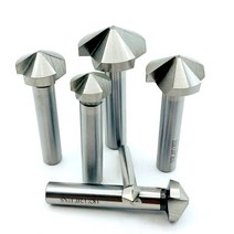 1PCS 3 플룻 120 학위 HSS 카운터 싱크 모따기 너무 목재 강철 챔퍼 커터 공구 4.5 60mm 도구, [04] 8.3mm(120 Degree)