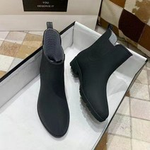 여성 패션 첼시 키높이 레인부츠 장화
