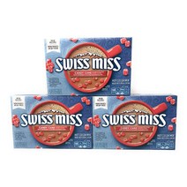 Swiss Miss 스위스미스 캔디캐인 핫초코 코코아 페퍼민트 마시멜로우 39g 6개입 3팩 Candy Cane with peppermint Marshmallows