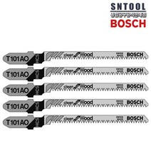 보쉬 직소날 (목재) T101AO (2608630031) 5pcs 1판 곡선절단 (목재-깔끔한 절단) 전장83mm 직쏘기날, 1개