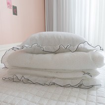 도트st 시어서커 프릴 레이스 시원한 순면 여름 이불 세트 S/Q 3color