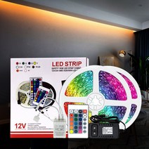12V 방수 슬림 LED바 인테리어 간접조명 무드등 줄 RGB LED 스트립 리모컨 세트, 3-03.센서타입 비방수 흰띠 웜화이트