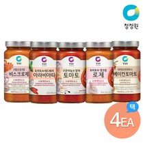 [KT알파쇼핑]청정원 스파게티소스 600g 5종 x 4개, 로제600g x 4개