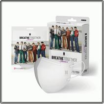 땡처리BTS방탄소년단 마스크 브리드 투게더 스탠다드 컬러 마스크 새부리형 +N95 도부마스크 대형 (10매+10, 화이트(10매)+(N95)대형10매