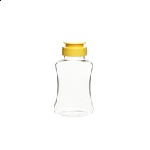 새지않는 거꾸로 플라스틱 캠핑 케찹 시럽 오일 꿀 통 곰돌이 소스통, 190ml, 1개