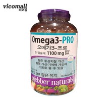 웨버내추럴 오메가3-프로 코스트코1390mgX180캡슐, 1개, 180캡슐