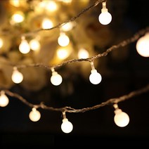 모던홀릭 LED 앵두전구 버블전구 라탄전구 별자리전구, 앵두전구 40구 USB타입
