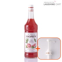 [러핑카트] 모닌 핑크자몽 시럽 1000ml+모닌 시럽펌프(과일분말증정), 1L