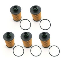 자동차 오일필터 엔진오일필터 크라이슬러 ram 1500 2014-2017 68229402aa 지프 그랜드 체로키 wk2 2015 2016 2987cc 3.0l 521pcs, 5개