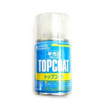 GSB502/ Mr.TOP COAT 탑코트 반광 (SEMI-GROSS 스프레이)