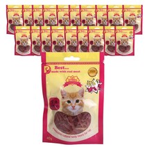 캣몽 고양이용 간식 오리슬라이스 오리 40g, 오리고기맛, 20개입