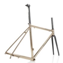 HandW AM CLR6200 로드 자전거 700C 프레임 크롬 몰리브덴 스틸 초경량 1630g 탄소 섬유 포크 45/47/49/51/, 45cm, 02 Frame and fork_01 45cm