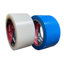 오공 국내산 무잔사 잔사가 없는 태풍 건축 인테리어 보호 보양테이프 50mm x 25m, 2.청색