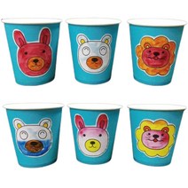 열변성물감 온도차 색깔변화 종이컵 5인 엄마표 놀이과학 방과후