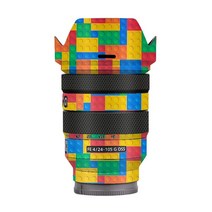 24-105 / 24105F4 렌즈 비닐 데칼 스킨 랩 커버 소니 24-105mm f4 g oss (SEL24105G) 렌즈 스티커 커버 케이스 필름, Blocks