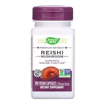 네이쳐스웨이 Reishi 영지 버섯 이뮨 376Mg 100캡 Aa10863 Top Brand 해외 현지 구매, 1정, 1개