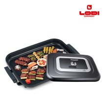 로디 전기 와이드그릴 불판 가정용 고기굽는 그릴 전부치는 기계 삼겹살 불판 M2-GS58