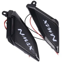 야마하 오토바이 앞면 커버 가드 장식 배플 Nmax155 N MAX 155 125 2020 용 액세서리, 01 carbon fiber pattern