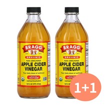 브래그 애플 사이다 비니거 사과식초 애사비 473ml 2개 세트
