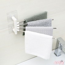 오마이남친 부착식 다용도 스텐 행주걸이, 2개