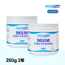 옵티 엠에스엔MSN 관절영양제 먹는유황 파우더 가루 식용유황 2통