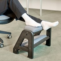 사무실 컴퓨터 게이밍 학생 공부 의자 풋쉬풋쉬 발받침대, 블랙, 코랄