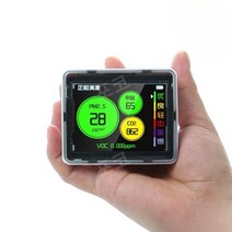 실내용 미세먼지 측정기 포름알데히드 TVOC PM2.5, 실용버전-포름알데히드+CO2+온도및습도