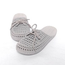 프롬슈 프롬슈 리본끈 포인트 여자슬리퍼 여성여름샌들 (5456303)