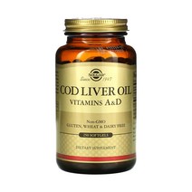 Solgar 솔가 코드리버오일 대구간유 비타민A&D 250정 소프트젤 Cod Liver Oil 솔땡 고약사 약들약, 1개