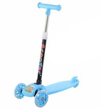 전동킥보드 전기 스쿠터 3-8 세 어린이를위한 3 륜 킥 foldable scooter, 파란색, 협력사, 01 파란