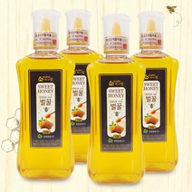 [강원양봉] 허니쉼 사양벌꿀 1kgx4통(튜브), 단품, 단품