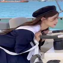 여성 베레모 여성 화가 모자 선원 모자 조수 배지 대학 스타일 패션 모자