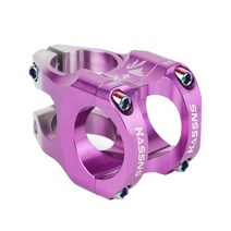 자전거 파워미터 hassns mtb power stem road bike mountain bike bridge short power 35mm rod 핸들 바 테이블 조절 가능한, 보라색 티타늄