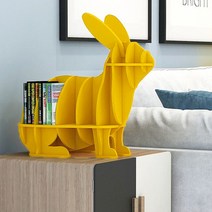 비투비월드 DIY 토끼 동물조형 선반 책장 인테리어 소품진열장, 없음