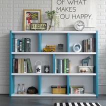 [미아트] JS가구 다린 1600 가로형 8칸 책장, 색상:화이트