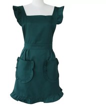 어린이집워싱앞치마 조끼형앞치마 칼하트앞치마 누빔앞치마 북유럽 꽃집 앞치마 원예 커피 상점 부엌 요리 베이킹 Bibs 여성 레스토랑, [06] Dark green