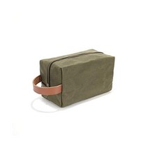 Denifiter헤비 듀티 왁스 캔버스 다용도 도구 파우치 토트백(카키), ArmyGreen