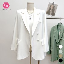 시크힐즈 부드럽고 실키한 루즈핏 봄 여름 중년 자켓 01814