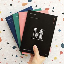 [iswas] [2NUL] 서브 타이틀 플래너 (만년형), 색상:위클리 핑크