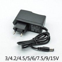 AC 110-240V DC 3V 4.2V 6V 9V 15V 1A LED 스트립 유니버설 어댑터 / 컨버터 전원 공급 장치 5.5*2.5/2.1mm, 06 6V 500mA