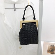 데일리와이 우드 페랑백 라피아 라탄백 버킷백 왕골 복조리백 숄더백 크로스백 4color