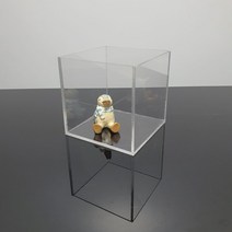 아크릴파크 아크릴 상자 오픈형 아크릴케이스 주문제작 투명 백색 검정 색상아크릴, 1개, 5T 250