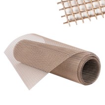 테프론 푸드 메쉬 고온 AM05 브라운 500 X 500mm, 1개