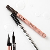 MONDRAW 리퀴드 붓펜 아이라이너 1ml, 브라운, 2개